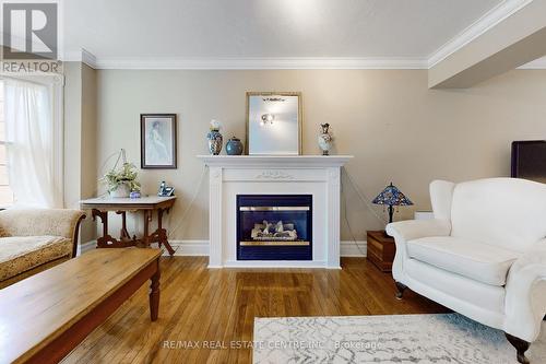 170 West Street N, Orillia, ON - Indoor Photo Showing Living Room With Fireplace