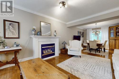 170 West Street N, Orillia, ON - Indoor Photo Showing Living Room With Fireplace