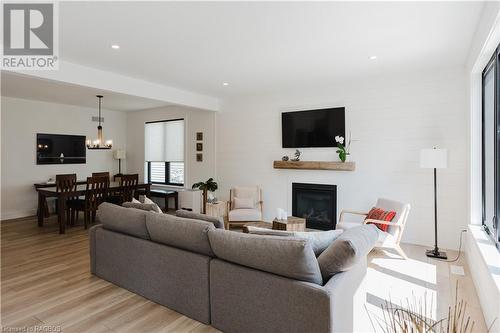 266 Mcnabb Street, Southampton, ON - Indoor Photo Showing Living Room With Fireplace