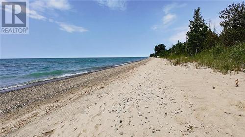 Lakefront on sandy and desirable Lurgan Beach. - 46 Bell Drive, Huron-Kinloss, ON - Outdoor With Body Of Water With View