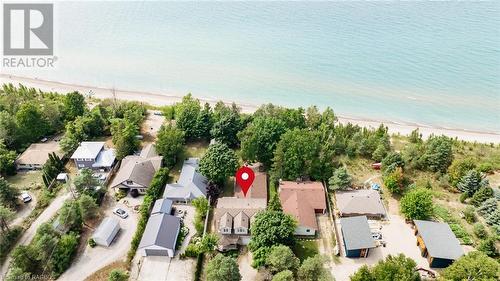 Lakefront on sandy and desirable Lurgan Beach. - 46 Bell Drive, Huron-Kinloss, ON - Outdoor With Body Of Water With View