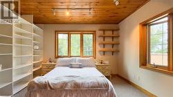 Bedroom 2 overlooks the lake. - 