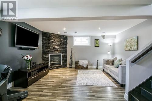 18 Montee Genereux Road, Chelmsford, ON - Indoor Photo Showing Living Room With Fireplace