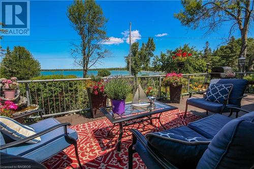 37 Reid'S Pt Rd, South Bruce Peninsula, ON - Outdoor With Deck Patio Veranda With View