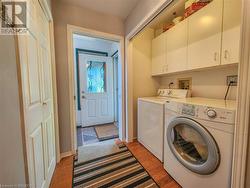 Laundry Room Connects The Upper And Lower Unit - 