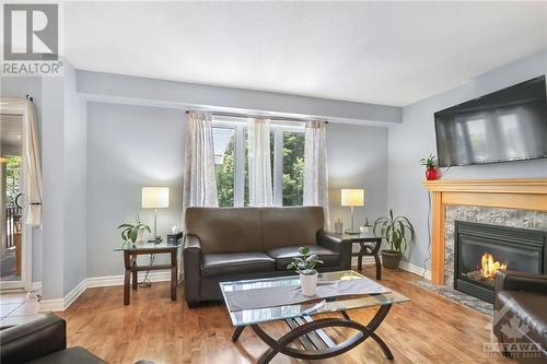 51 Cresthaven Drive, Ottawa, ON - Indoor Photo Showing Living Room With Fireplace