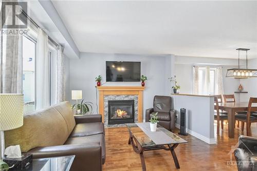 51 Cresthaven Drive, Ottawa, ON - Indoor Photo Showing Living Room With Fireplace