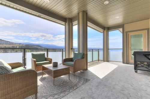 1215 Hume Avenue, Kelowna, BC - Outdoor With Body Of Water With Deck Patio Veranda With Exterior