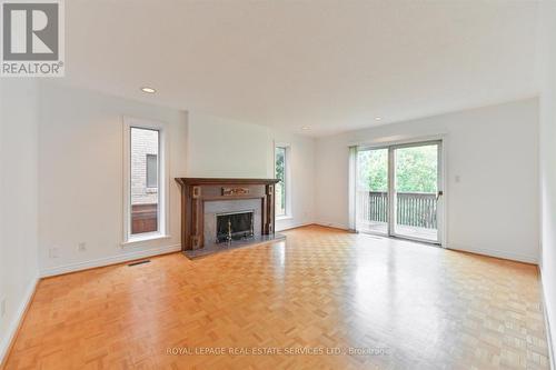 4003 River Mill Way, Mississauga (Rathwood), ON - Indoor Photo Showing Living Room With Fireplace