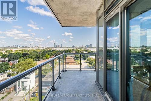 1008 - 1185 The Queensway, Toronto (Islington-City Centre West), ON - Outdoor With Balcony With View With Exterior