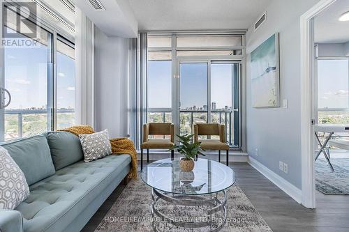 1008 - 1185 The Queensway, Toronto (Islington-City Centre West), ON - Indoor Photo Showing Living Room