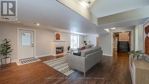 392 Cox Mill Road, Barrie (South Shore), ON - Indoor Photo Showing Living Room With Fireplace