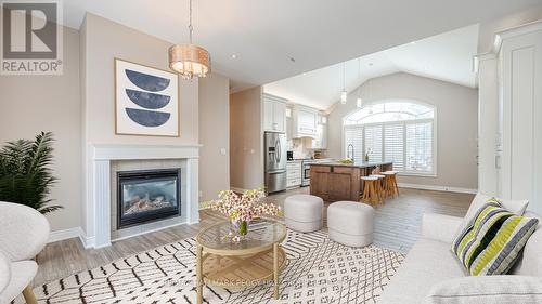 392 Cox Mill Road, Barrie (South Shore), ON - Indoor Photo Showing Living Room With Fireplace