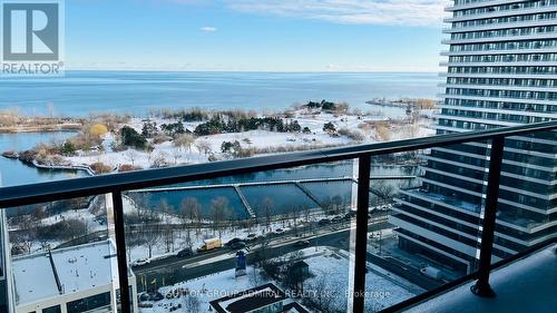 1707 - 70 Annie Craig Drive, Toronto, ON - Outdoor With Body Of Water With Balcony With View