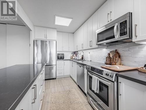 1608 - 260 Scarlett Road, Toronto (Rockcliffe-Smythe), ON - Indoor Photo Showing Kitchen With Stainless Steel Kitchen With Upgraded Kitchen