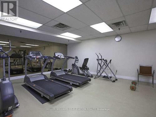 1608 - 260 Scarlett Road, Toronto (Rockcliffe-Smythe), ON - Indoor Photo Showing Gym Room