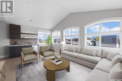 3418 Green Brook Road, Regina, SK - Indoor Photo Showing Living Room