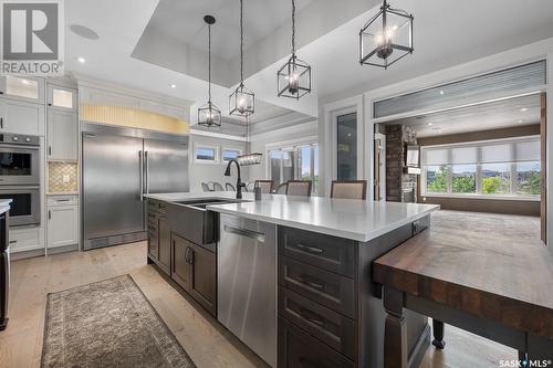 3418 Green Brook Road, Regina, SK - Indoor Photo Showing Kitchen With Stainless Steel Kitchen With Upgraded Kitchen