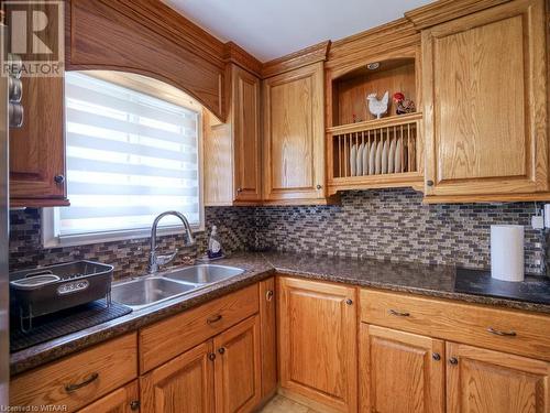 203 Orchard Road, Woodstock, ON - Indoor Photo Showing Kitchen With Double Sink