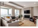 2818 Copper Ridge Drive, West Kelowna, BC  - Indoor Photo Showing Living Room With Fireplace 