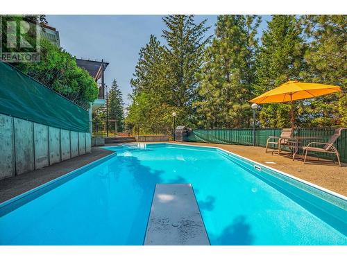 405 Viewcrest Road, Kelowna, BC - Outdoor With In Ground Pool With Backyard