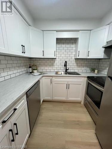 11 Olympic Drive Unit# 10, Kitchener, ON - Indoor Photo Showing Kitchen With Double Sink