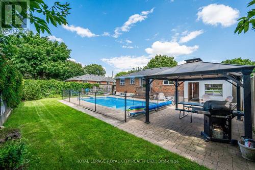 153 Anne Boulevard, Milton (Old Milton), ON - Outdoor With In Ground Pool With Backyard