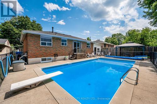 153 Anne Boulevard, Milton (Old Milton), ON - Outdoor With In Ground Pool