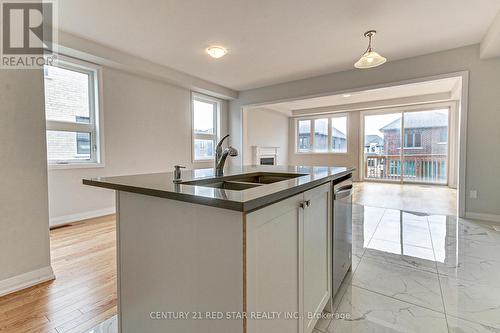 734 Khalsa Drive, Woodstock, ON - Indoor Photo Showing Kitchen With Double Sink