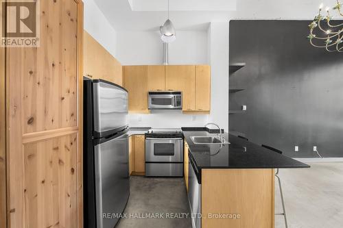 401 - 135 Dalhousie Street, Toronto (Church-Yonge Corridor), ON - Indoor Photo Showing Kitchen With Double Sink