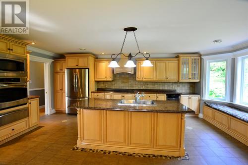 11 Hoyles Road, Carbonear, NL - Indoor Photo Showing Kitchen With Double Sink