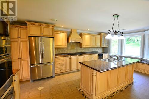 11 Hoyles Road, Carbonear, NL - Indoor Photo Showing Kitchen With Double Sink