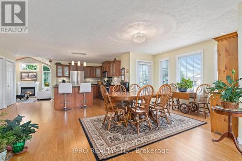 414 4Th Street S, Hanover, ON - Indoor Photo Showing Dining Room With Fireplace