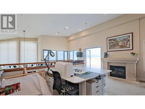 250 Marina Way Unit# 804, Penticton, BC - Indoor With Fireplace