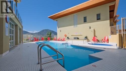 250 Marina Way Unit# 804, Penticton, BC - Outdoor With In Ground Pool With Exterior