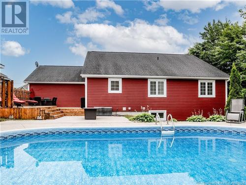 47 Gillespie, Dieppe, NB - Outdoor With In Ground Pool With Deck Patio Veranda