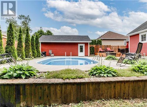 47 Gillespie, Dieppe, NB - Outdoor With In Ground Pool With Deck Patio Veranda