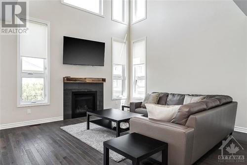 732 Namur Street, Embrun, ON - Indoor Photo Showing Living Room With Fireplace