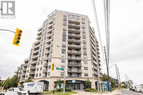 1106 - 7730 Kipling Avenue, Vaughan, ON - Outdoor With Balcony With Facade