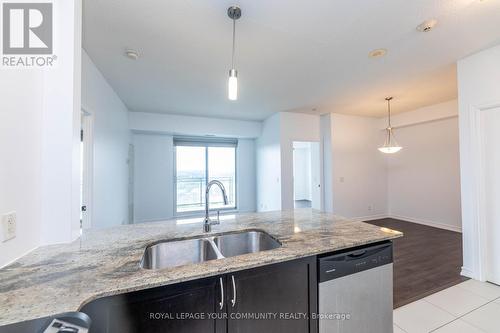 1106 - 7730 Kipling Avenue, Vaughan (Vaughan Grove), ON - Indoor Photo Showing Kitchen With Double Sink