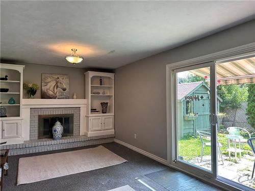 61 Napoli Drive, Hamilton, ON - Indoor With Fireplace