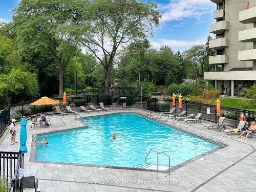 E26-288 Mill Rd, Toronto, ON - Outdoor With In Ground Pool With Backyard