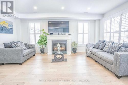 229 Gibbons Street, Oshawa (Mclaughlin), ON - Indoor Photo Showing Living Room With Fireplace