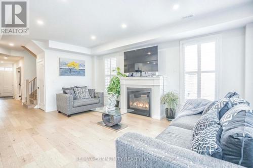 229 Gibbons Street, Oshawa (Mclaughlin), ON - Indoor Photo Showing Living Room With Fireplace