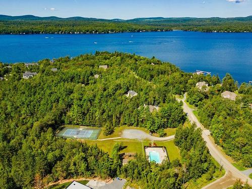 Aerial photo - 350 Ch. Du Domaine, Saint-Denis-De-Brompton, QC - Outdoor With Body Of Water With View