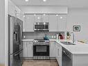 201-1880 Hugh Allan Drive, Kamloops, BC  - Indoor Photo Showing Kitchen With Stainless Steel Kitchen With Double Sink With Upgraded Kitchen 