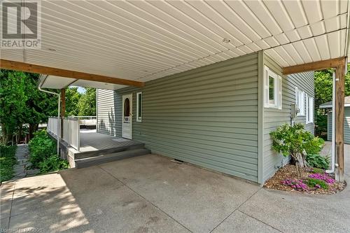 Carport and entrance to home - 58 Victoria Street, Kincardine, ON - Outdoor With Exterior