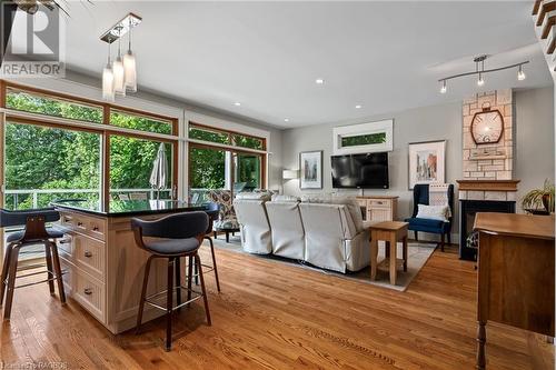 Living room with double wide oversized patio doors - 58 Victoria Street, Kincardine, ON - Indoor