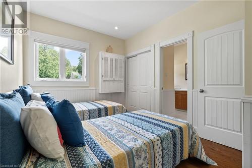 Main floor bedroom with access to bathroom - 58 Victoria Street, Kincardine, ON - Indoor Photo Showing Bedroom