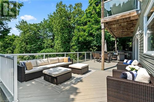 Backyard composite deck (2021) - 58 Victoria Street, Kincardine, ON - Outdoor With Deck Patio Veranda With Exterior